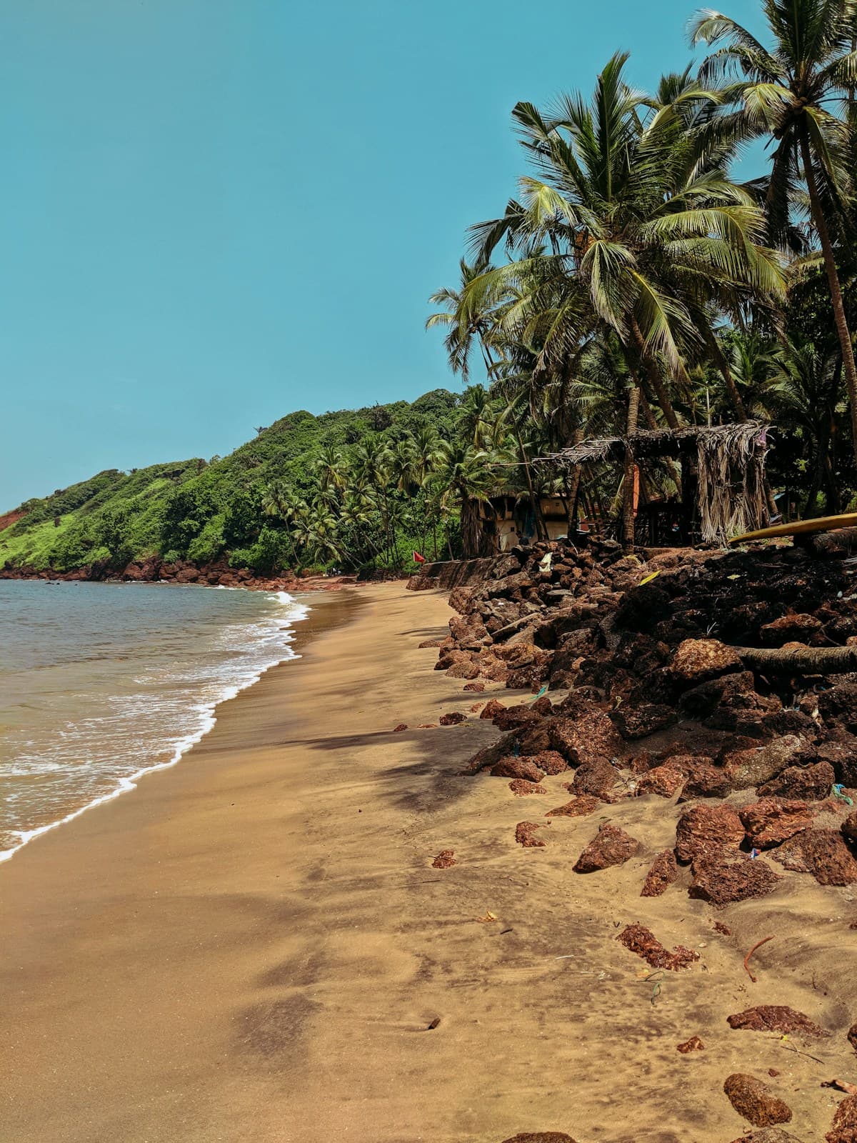 Goa coastline and the Arabian Sea