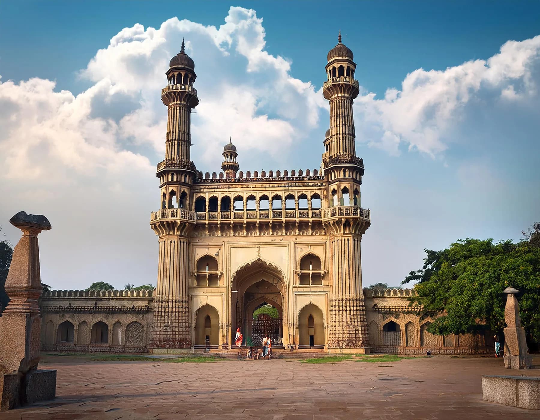 charminar in hyderabad old city is listed among the most recognized structures in india built in 159