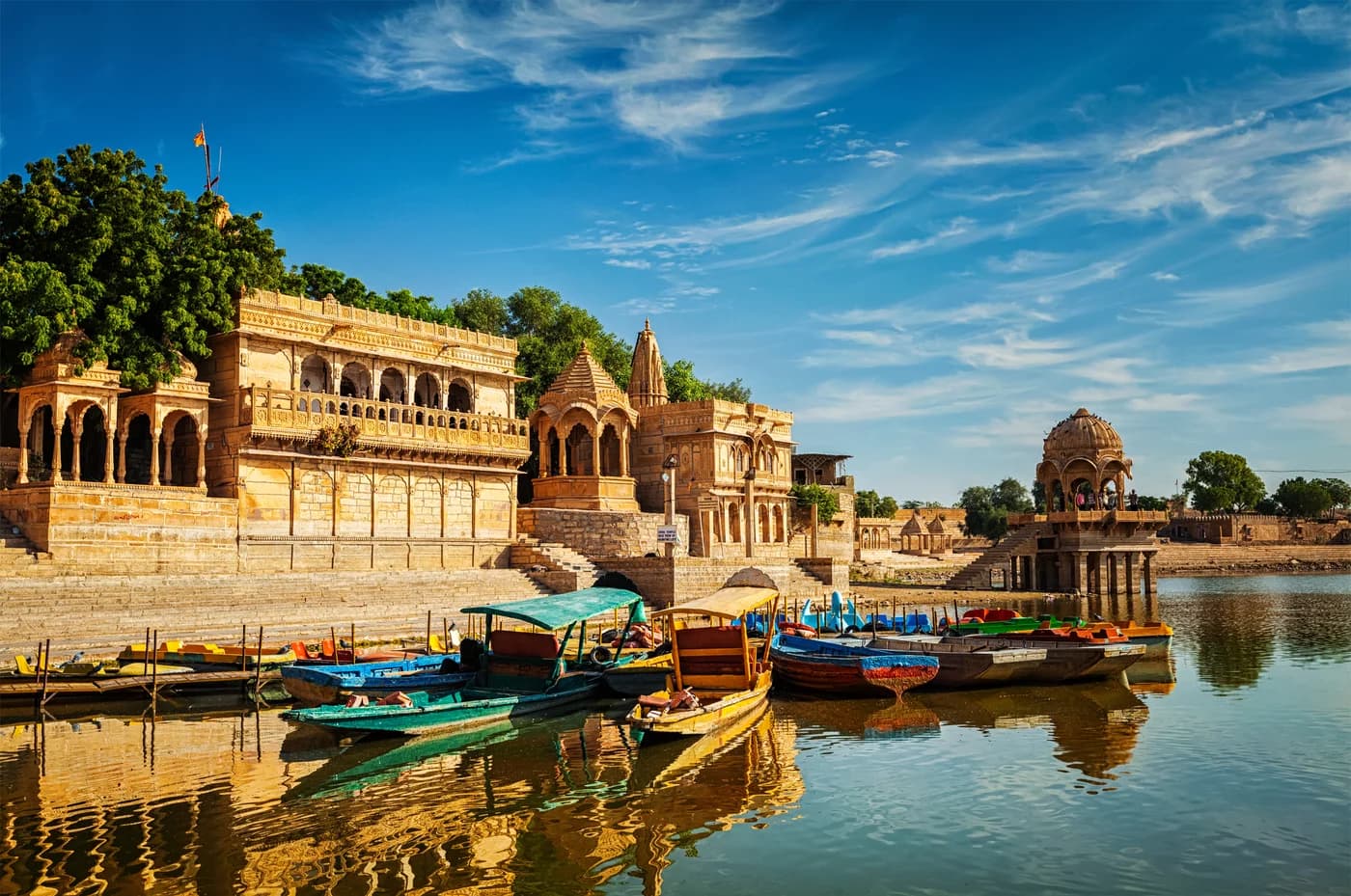 Gadisar Lake in Jaisalmer, Rajasthan
